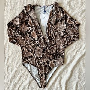 Snake Print Bodysuit